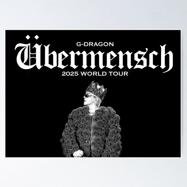 G-DRAGON Übermensch poster 2025 World Tour comeback Big Bang kpop