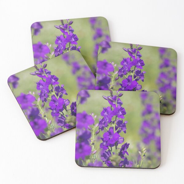 Item preview, Vibrant Purple Larkspur in Bloom designed and sold by tothkataphoto.