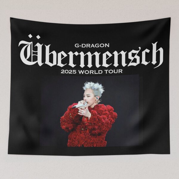 Item preview, G-DRAGON Übermensch poster 2025 World Tour comeback Big Bang kpop group designed and sold by Kpop-Noona.