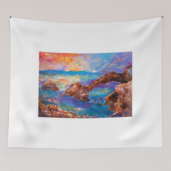 Item preview, Sunset Over the Empúries Coast designed and sold by Natalia_Shchip.