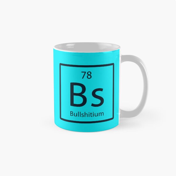 Item preview, Bullshitium Chemical Element Symbols designed and sold by Aise06.