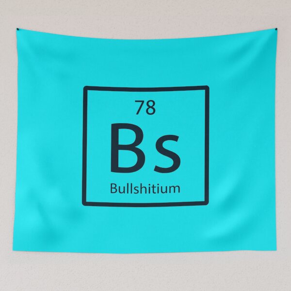 Item preview, Bullshitium Chemical Element Symbols designed and sold by Aise06.