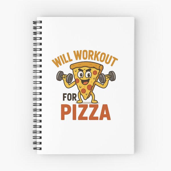 Item preview, Will Workout For Pizza designed and sold by Anupios.