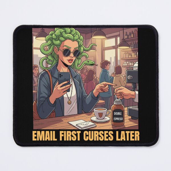 Item preview, Caffeine and Curses designed and sold by Motivora.