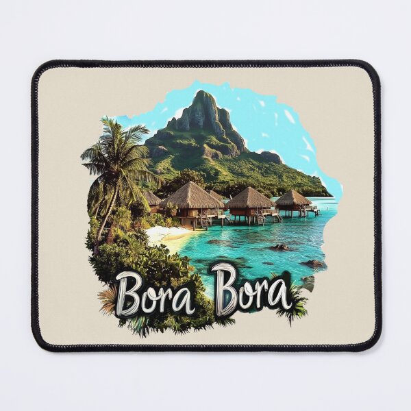 Item preview, South Pacific Bora Bora – Lagoon & Mount Otemanu designed and sold by Myra365Art.