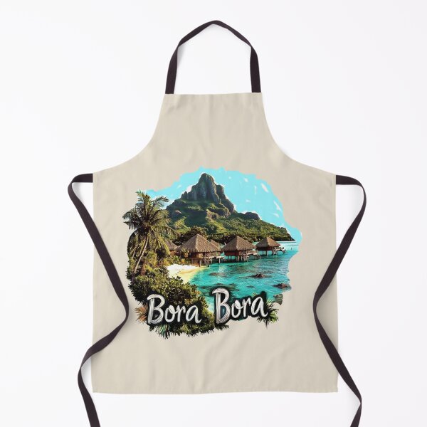 Item preview, South Pacific Bora Bora – Lagoon & Mount Otemanu designed and sold by Myra365Art.