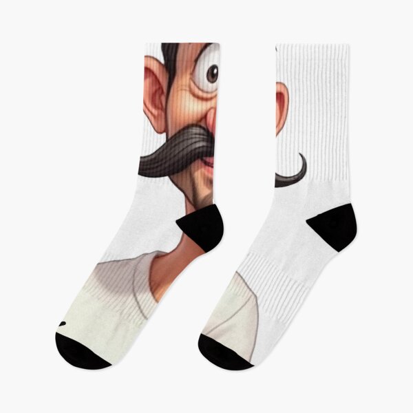 Item preview, Shanab Cartoon Character – Arabic Mustache Vibes designed and sold by Pulse Creativity Designs.