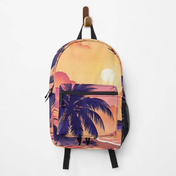 Item preview, Sunset Beach Tropical Palm Tree designed and sold by Fateh-Kro ⭐⭐⭐⭐⭐.