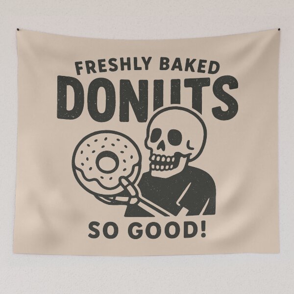 Item preview, Skeleton's Freshly Baked Donut Delight designed and sold by zzz888.