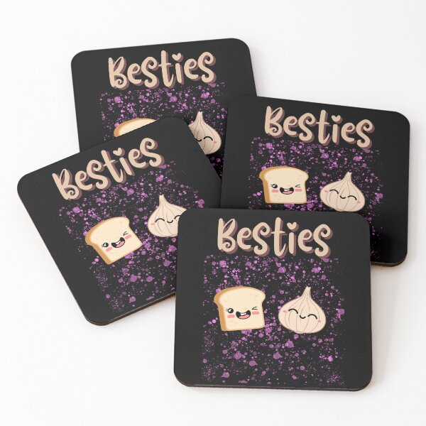 Item preview, Besties - Cute gift for best friends and garlic bread fans! designed and sold by AtushaSpark.