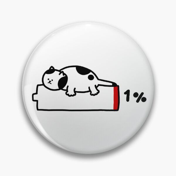 Item preview, a Cat with 1% energy designed and sold by superbaechoo.