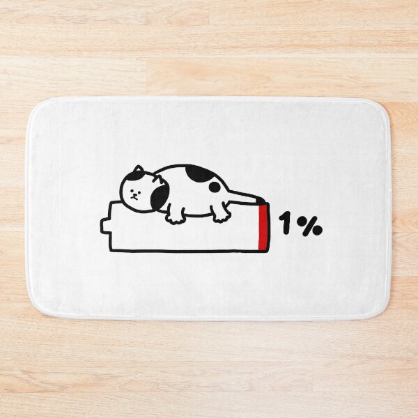 Item preview, a Cat with 1% energy designed and sold by superbaechoo.