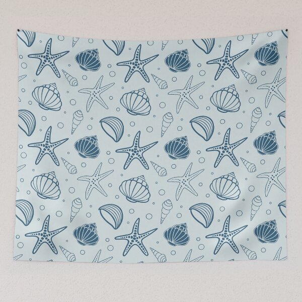 Item preview, Cute shells in the ocean designed and sold by Merrylands Artshop.
