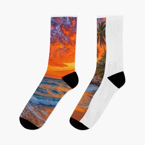 Item preview, Sunset Beach Tropical Palm Tree designed and sold by Fateh-Kro ⭐⭐⭐⭐⭐.