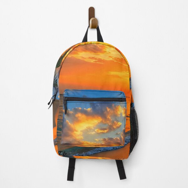 Item preview, Sunset Beach Tropical Palm Tree designed and sold by Fateh-Kro ⭐⭐⭐⭐⭐.