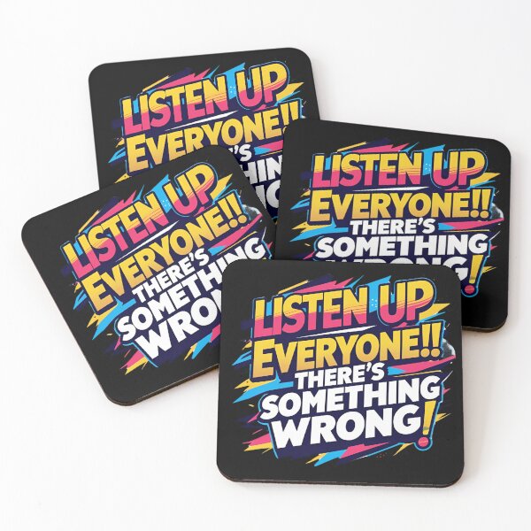Item preview, Listen up everyone, there's something wrong designed and sold by whatthefoxsays.