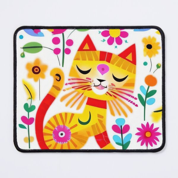 Item preview, Whimsical feline: spring fling designed and sold by SpiritofME.