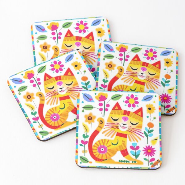 Item preview, Whimsical feline: spring fling designed and sold by SpiritofME.