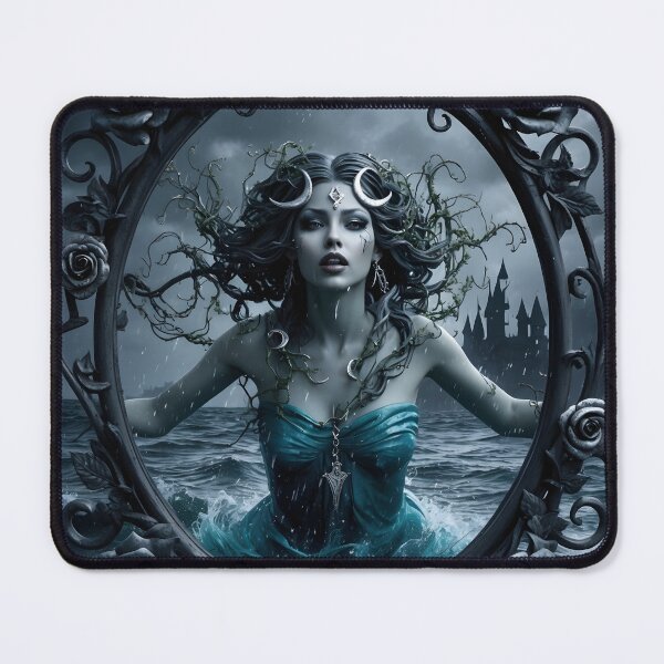 Item preview, Gothic Cancer – Dark Moonlit Sea Zodiac Art by LaLi Designs designed and sold by LaLi-Designs.