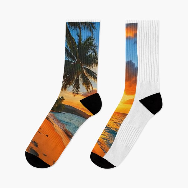 Item preview, Sunset Beach Tropical Palm Tree designed and sold by Fateh-Kro ⭐⭐⭐⭐⭐.