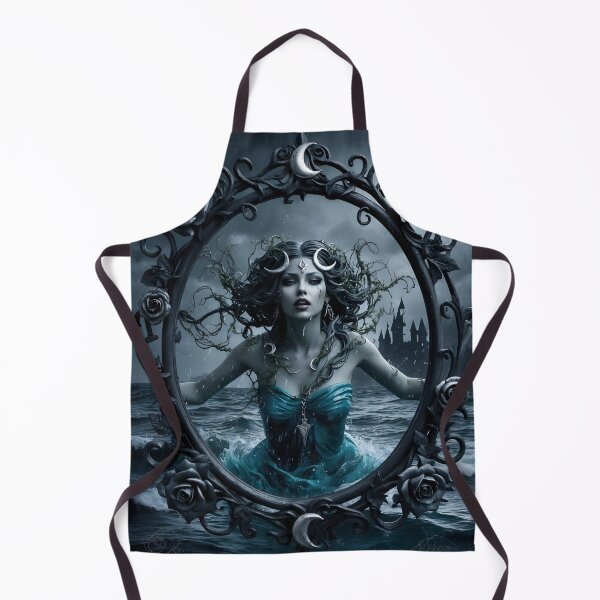 Item preview, Gothic Cancer – Dark Moonlit Sea Zodiac Art by LaLi Designs designed and sold by LaLi-Designs.
