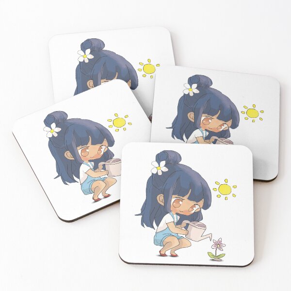 Item preview, Copy of Chibi taking care of a Flower designed and sold by adastra3D.