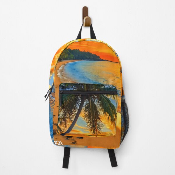 Item preview, Sunset Beach Tropical Palm Tree designed and sold by Fateh-Kro ⭐⭐⭐⭐⭐.