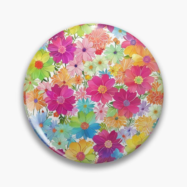 Artikelvorschau, Regenbogenblumen entworfen und verkauft von CoolPixels.