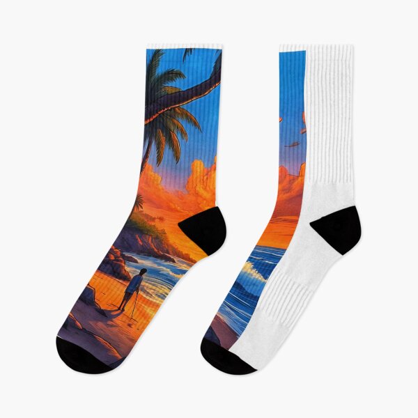 Item preview, Sunset Beach Tropical Palm Tree designed and sold by Fateh-Kro ⭐⭐⭐⭐⭐.
