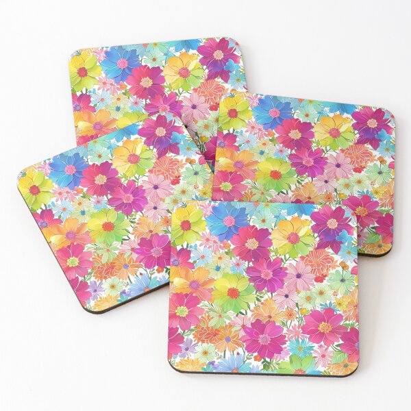 Item preview, Rainbow Flowers designed and sold by CoolPixels.