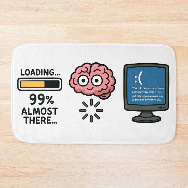 Item preview, Error Loading and My Brain designed and sold by Day Dreamer.