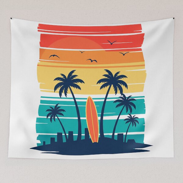 Item preview, Retro surf beach designed and sold by RICAMTP.