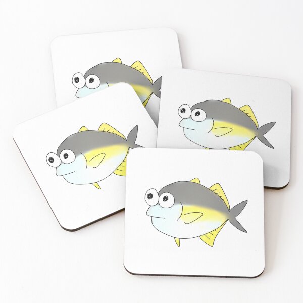 Artikelvorschau, Weißer Stachelmakrelenfisch - Shima-aji - Illustration im japanischen Stil entworfen und verkauft von witty_sheep.