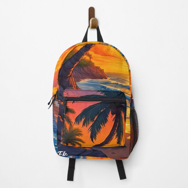 Item preview, Sunset Beach Tropical Palm Tree designed and sold by Fateh-Kro ⭐⭐⭐⭐⭐.