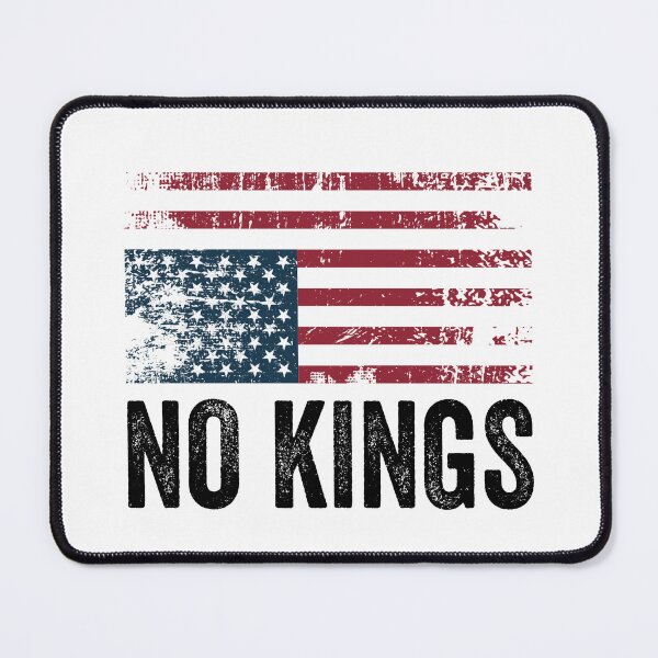 Item preview, No Kings American Flag Upside Down - Anti Fascism designed and sold by PixVib.