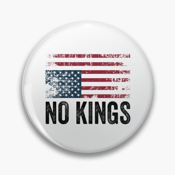 Item preview, No Kings American Flag Upside Down - Anti Fascism designed and sold by PixVib.