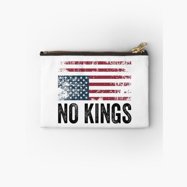 Item preview, No Kings American Flag Upside Down - Anti Fascism designed and sold by PixVib.