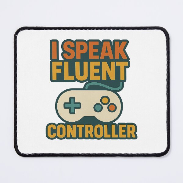 Item preview, I Speak Fluent Controller – Retro Gamer Design designed and sold by SarcastiCool.