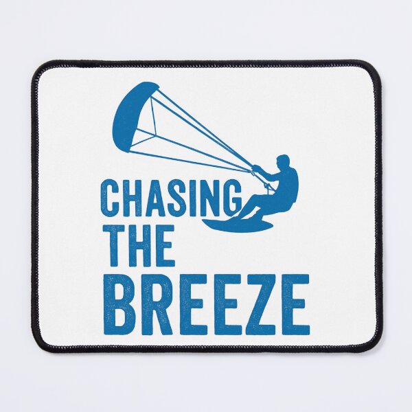 Item preview, Kitesurf – Chasing the Breeze – Bold Blue Extreme Sports Design designed and sold by OTSC.