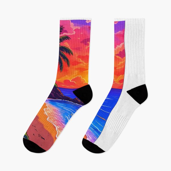 Item preview, Sunset Beach Tropical Palm Tree designed and sold by Fateh-Kro ⭐⭐⭐⭐⭐.