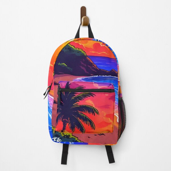 Item preview, Sunset Beach Tropical Palm Tree designed and sold by Fateh-Kro ⭐⭐⭐⭐⭐.