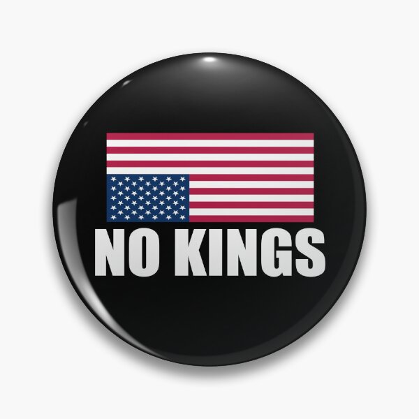 Item preview, No Kings American Flag Upside Down - Anti Trump designed and sold by PixVib.