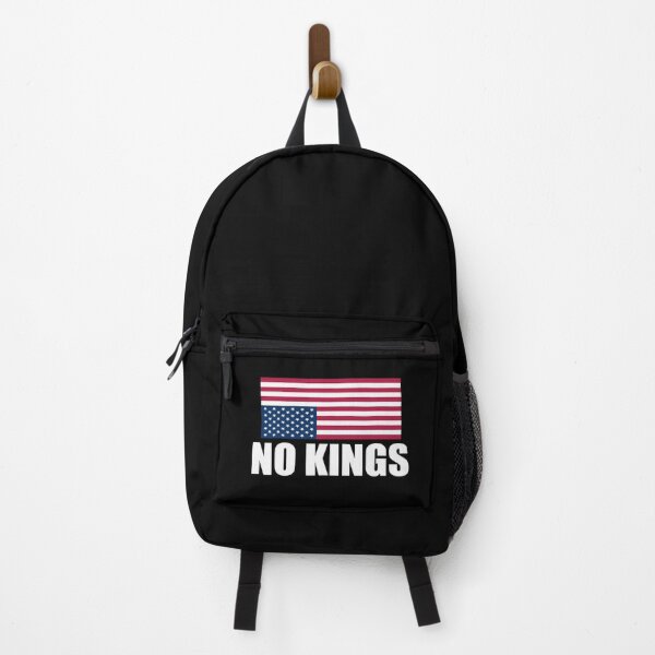 Item preview, No Kings American Flag Upside Down - Anti Trump designed and sold by PixVib.