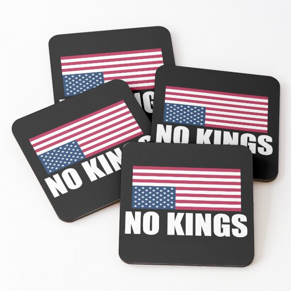 Item preview, No Kings American Flag Upside Down - Anti Trump designed and sold by PixVib.