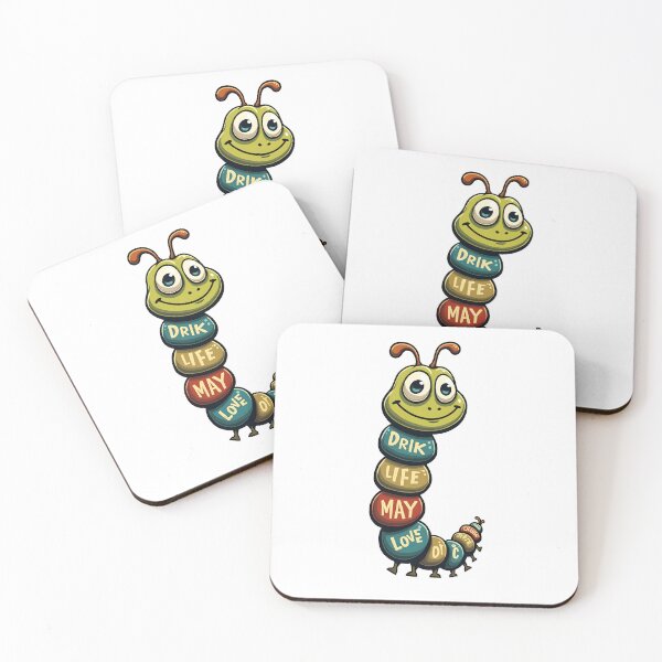 Item preview, Colorful Motivational Caterpillar Sticker Design designed and sold by UrbanHuesOcean.