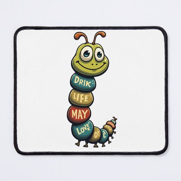 Item preview, Colorful Motivational Caterpillar Sticker Design designed and sold by UrbanHuesOcean.