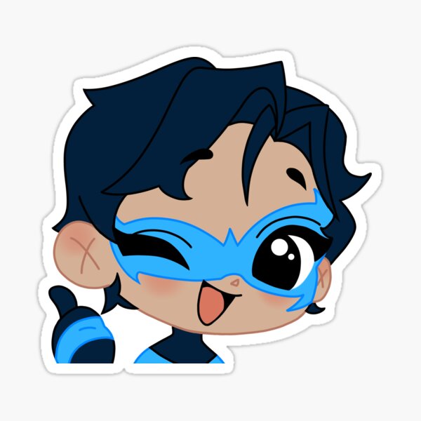 Item preview, Cute Chibi Nightwing designed and sold by YourMomMandy.