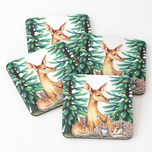Item preview, Forest friends designed and sold by MADandSANE-MArt.