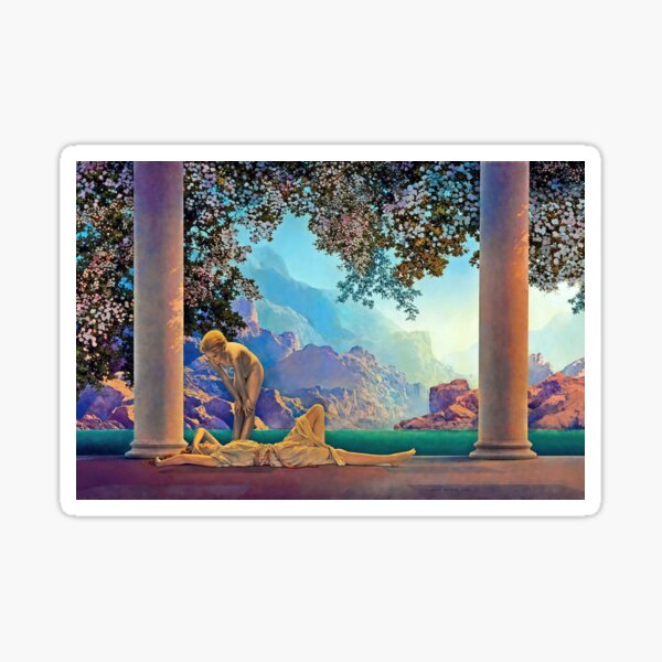 Item preview, Maxfield Parrish Daybreak, Neo-Classical, American Artist designed and sold by Artistic Gift Print.