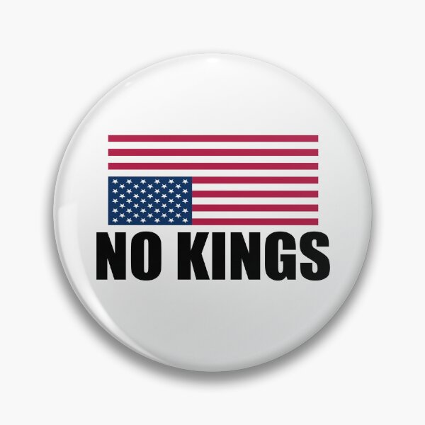 Item preview, No Kings American Flag Upside Down - Anti Trump designed and sold by PixVib.